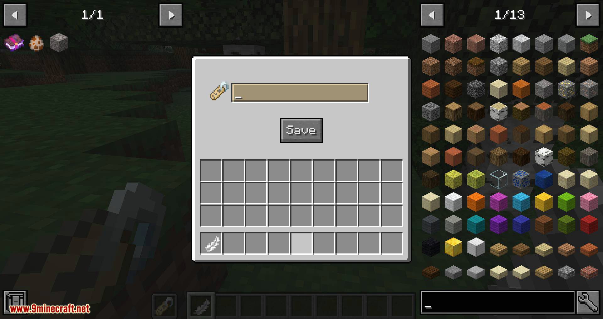 Nametags Without Anvils Mod 1.15.1, 1.14.4 (Rename a Nametag with Only a Feather) 4