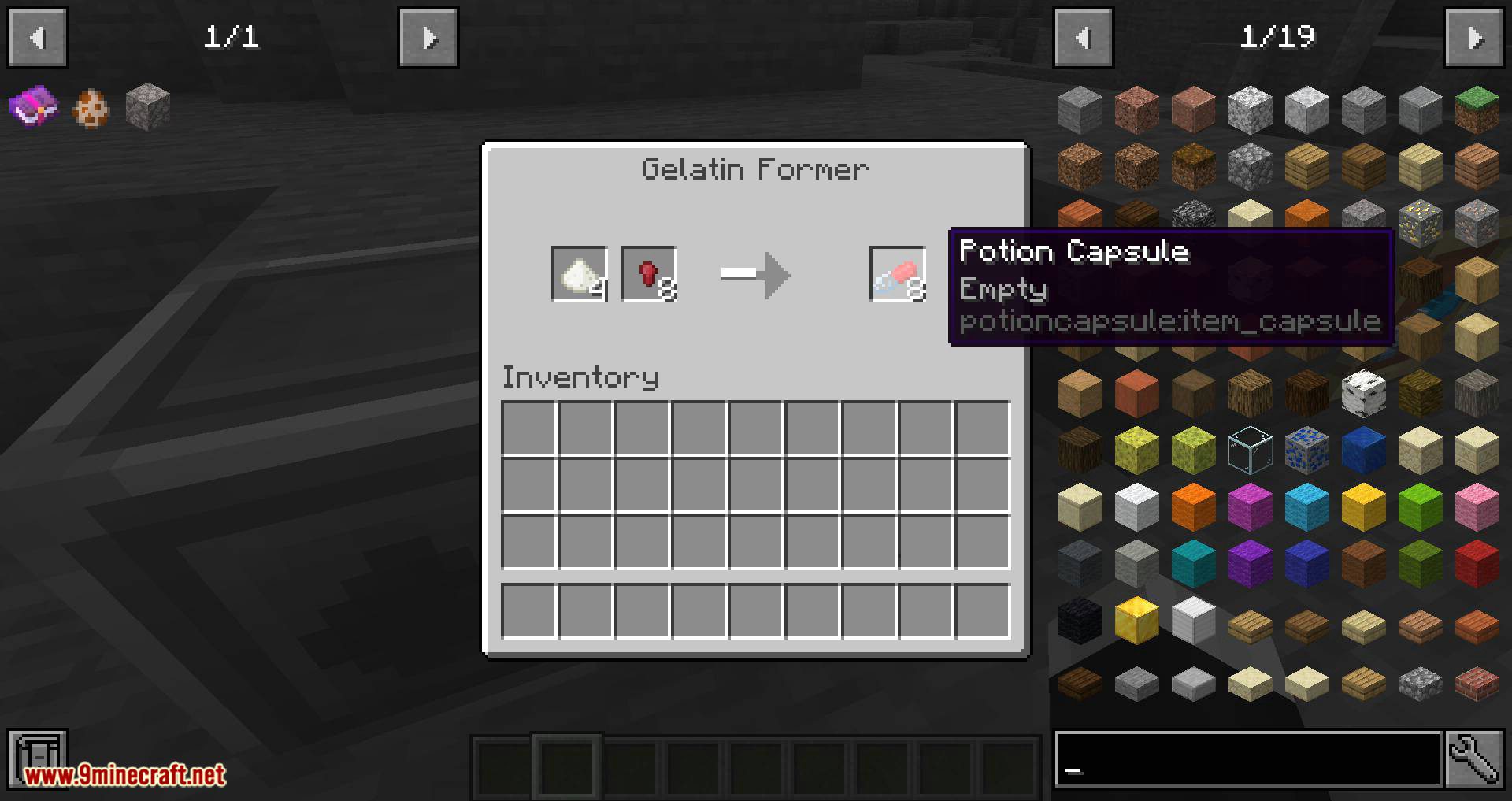 Potion Capsule Mod 1.14.4 (Split the Potion and Store it Inside the Capsules) 30