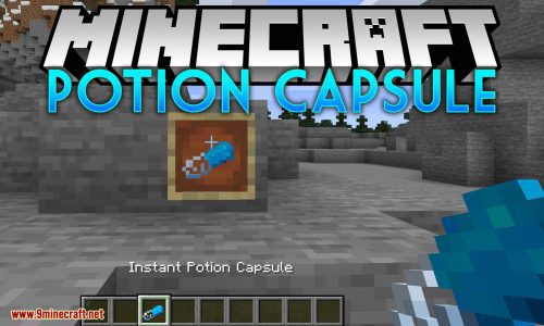Potion Capsule Mod 1.14.4 (Split the Potion and Store it Inside the Capsules) Thumbnail