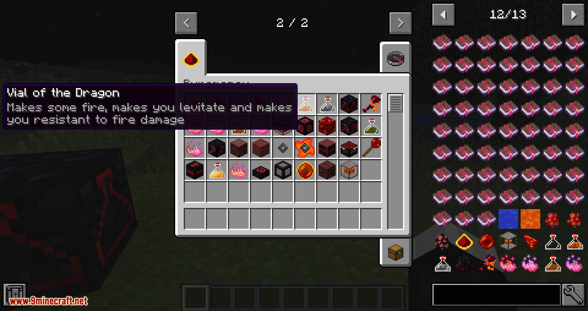 Pyromancy Mod 1.12.2 (A Magic Mod Based on Fire, Nether, Red Mana) 11