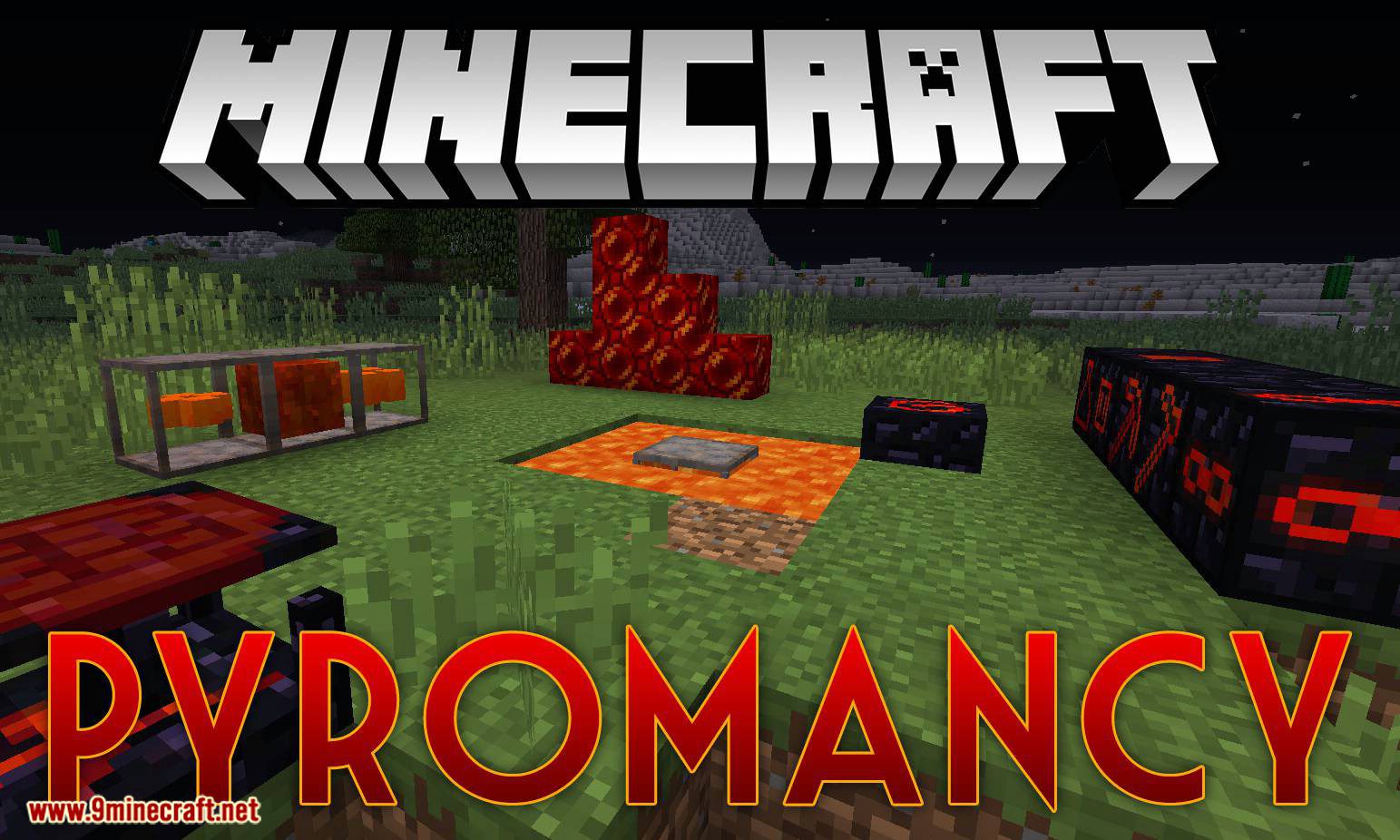 Pyromancy Mod 1.12.2 (A Magic Mod Based on Fire, Nether, Red Mana) 1