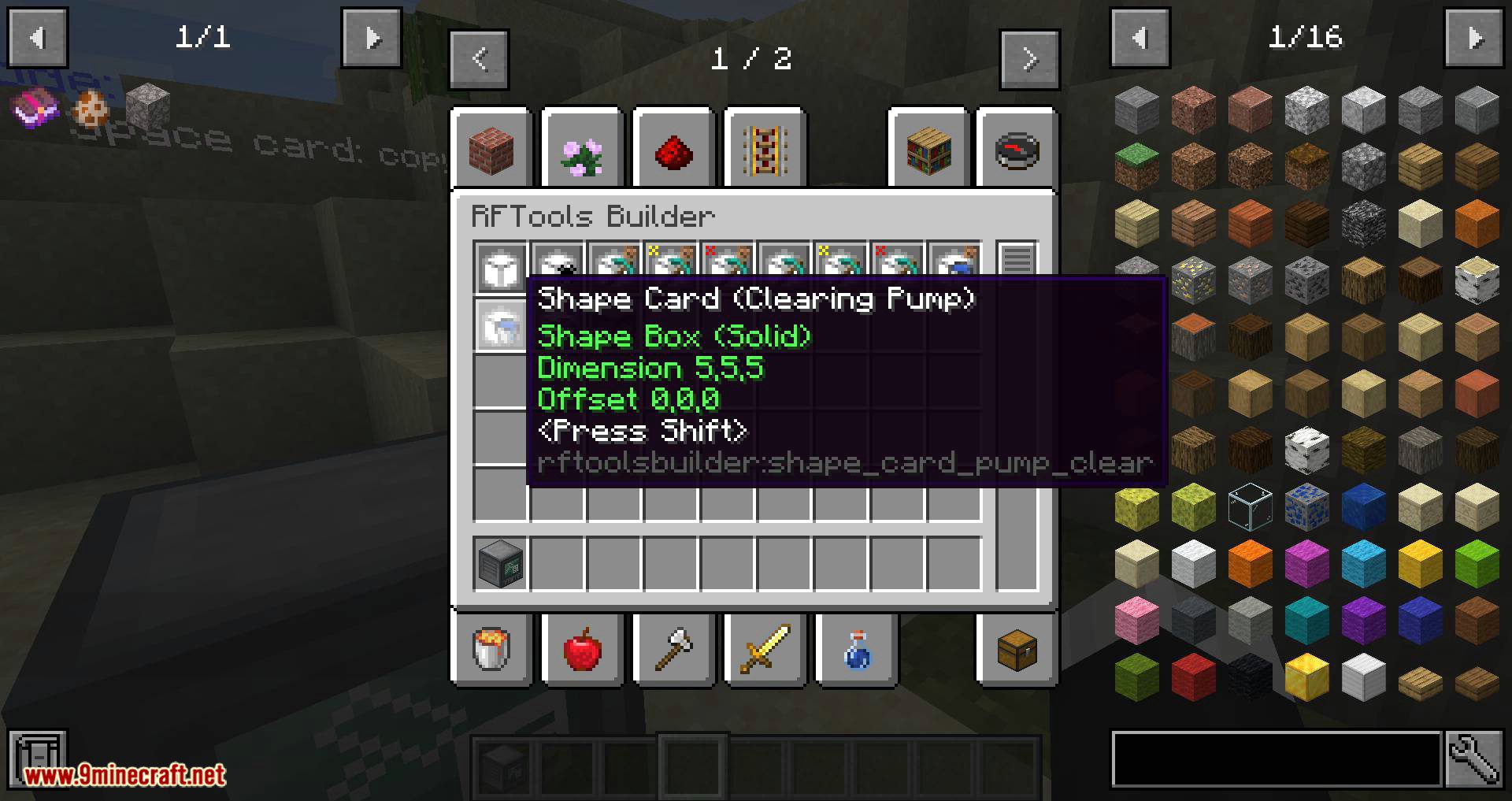 RFTools Builder Mod (1.20.1, 1.19.4) - The Builder, Shield System & much more 9