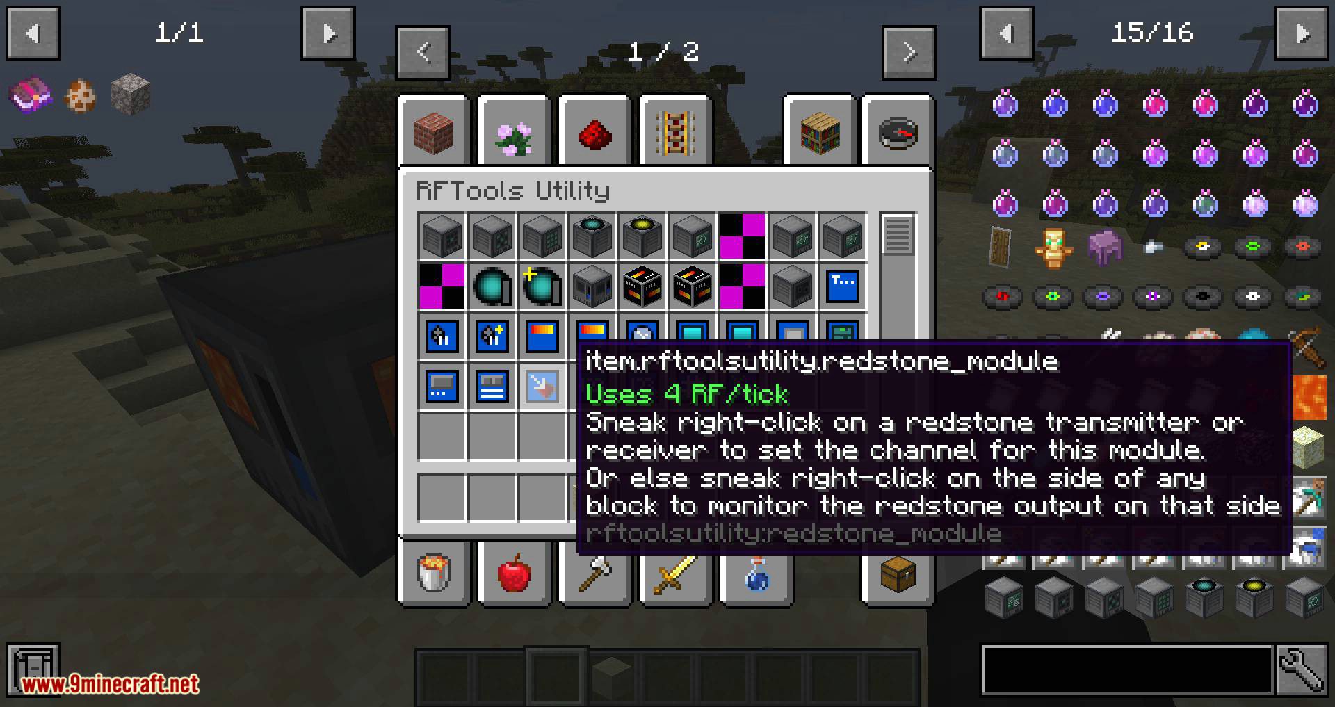 RFTools Utility Mod (1.20.1, 1.19.4) - Tons of General Tools and Utilities 9