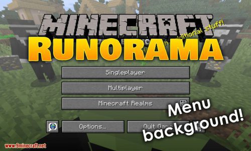 Runorama Mod 1.15.2,1.14.4 (Panorama Menu Background) Thumbnail