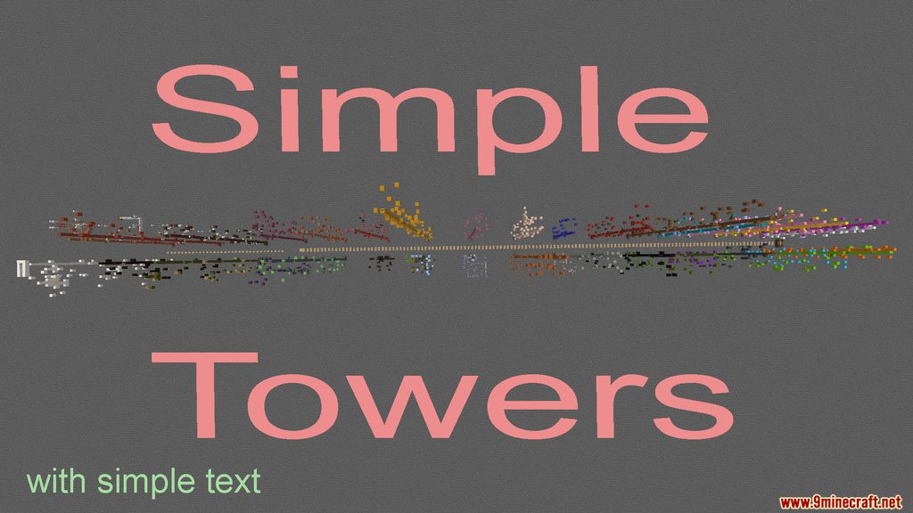 Simple Tower Map 1.15.2 for Minecraft 1