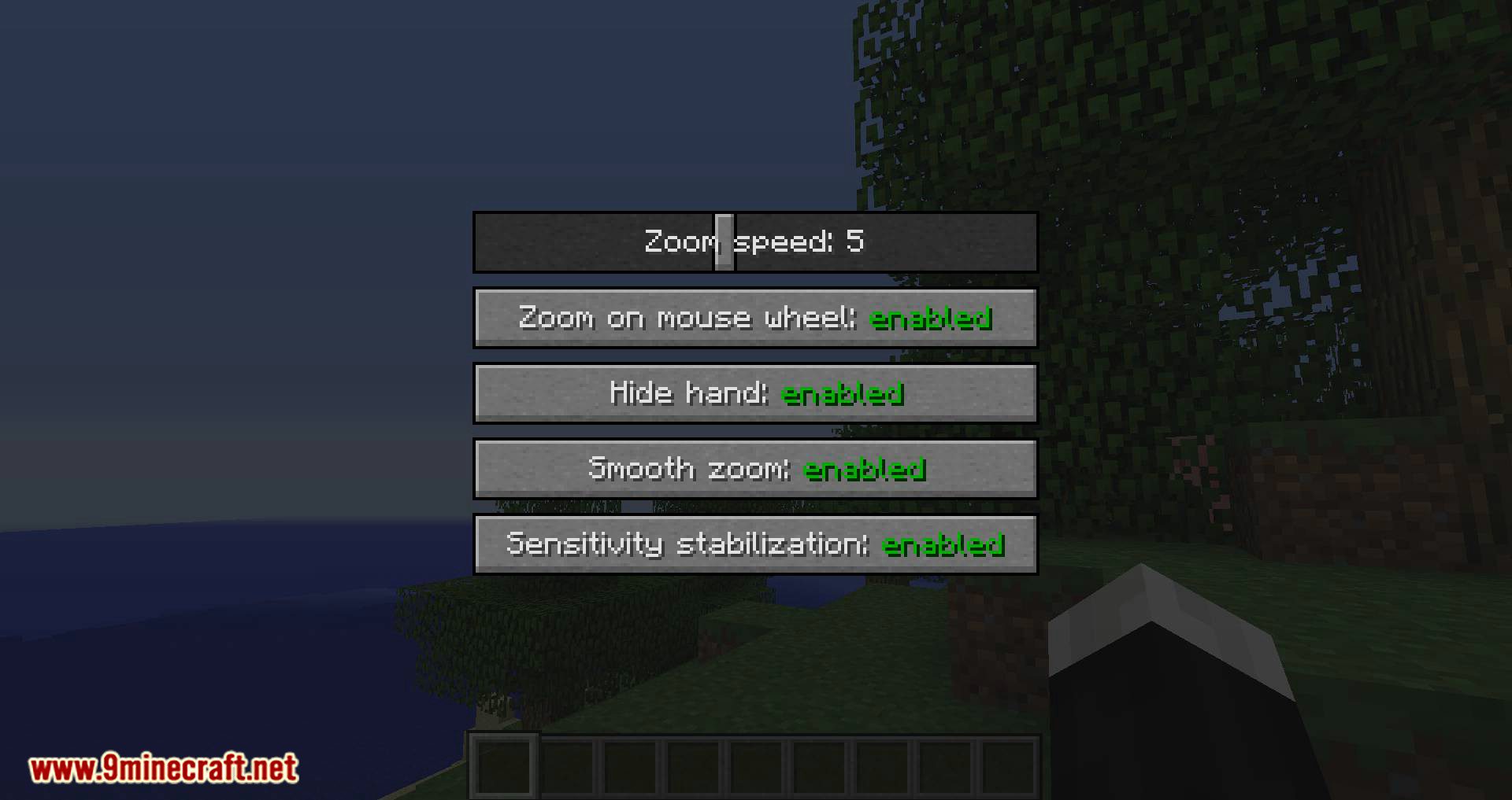 Smooth Zoom Mod 1.12.2 (Adds a Smooth Camera-Like Zoom) 2