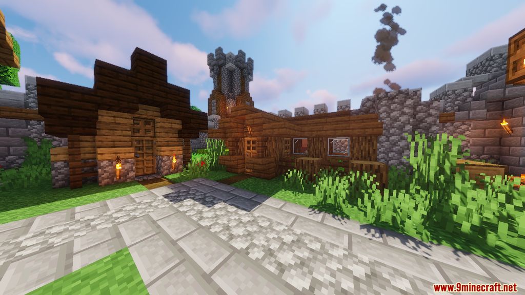 Spring for Castle Map 1.14.4 for Minecraft 4