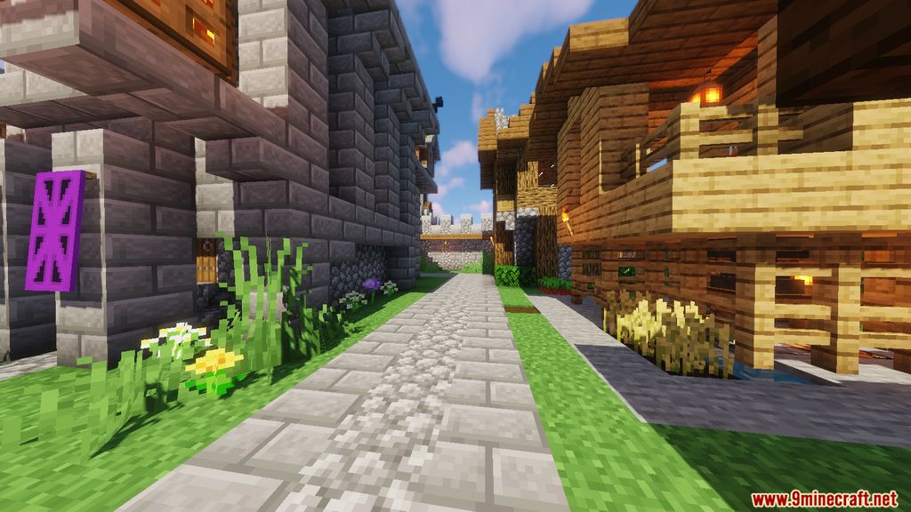 Spring for Castle Map 1.14.4 for Minecraft 5