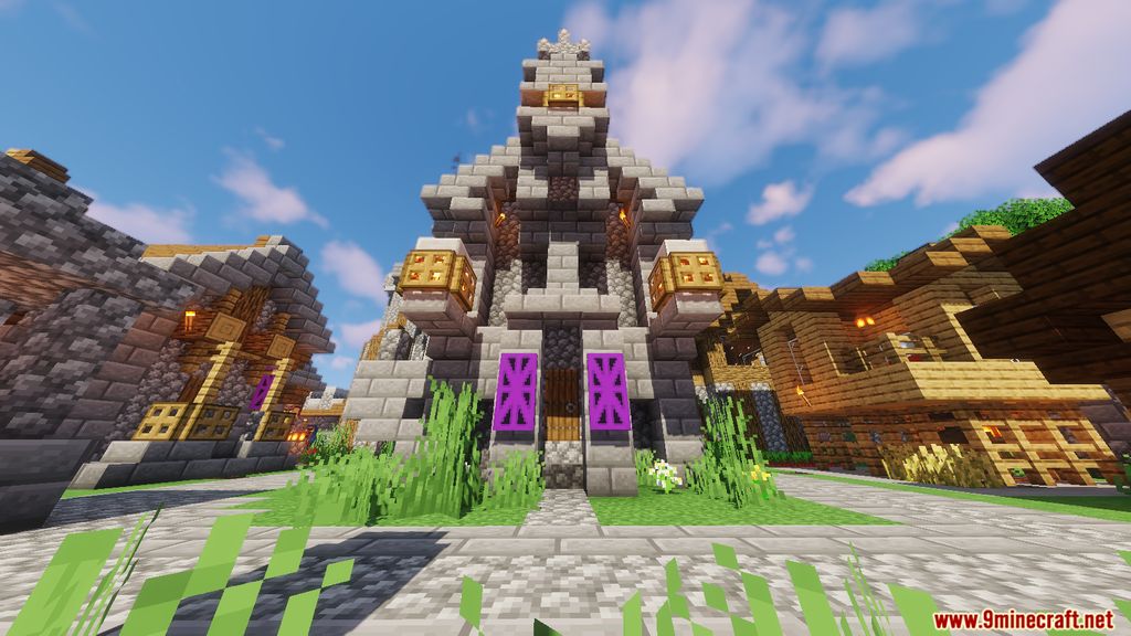 Spring for Castle Map 1.14.4 for Minecraft 6