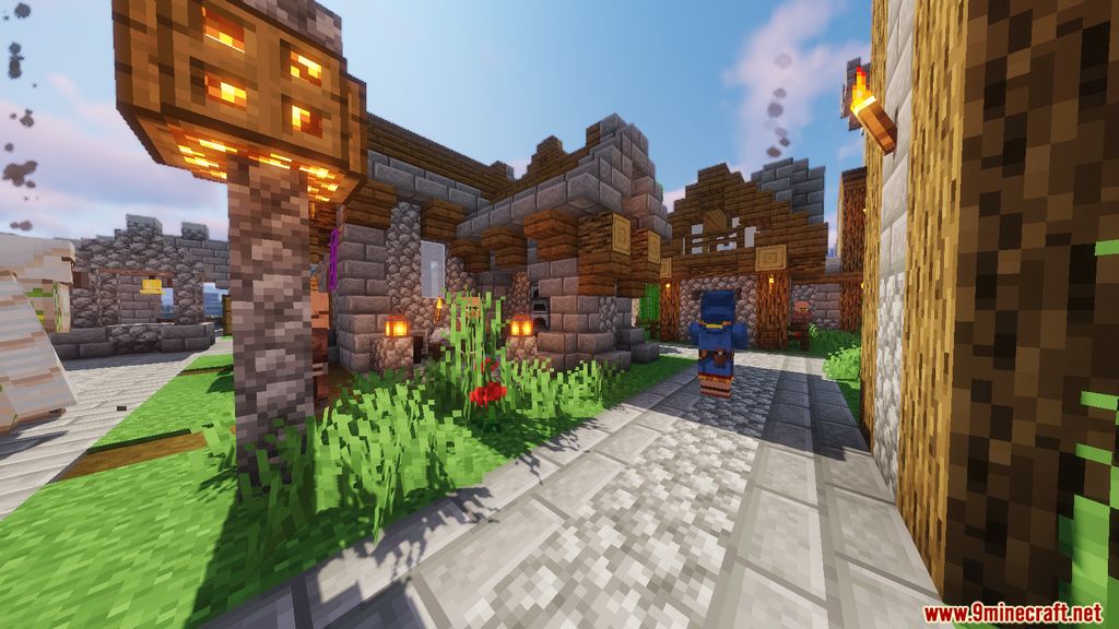 Spring for Castle Map 1.14.4 for Minecraft 8