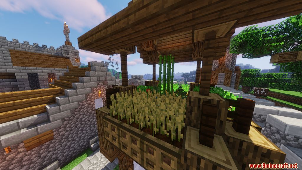 Spring for Castle Map 1.14.4 for Minecraft 10