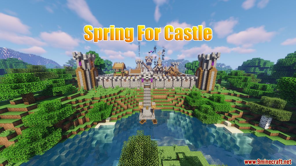 Spring for Castle Map 1.14.4 for Minecraft 1