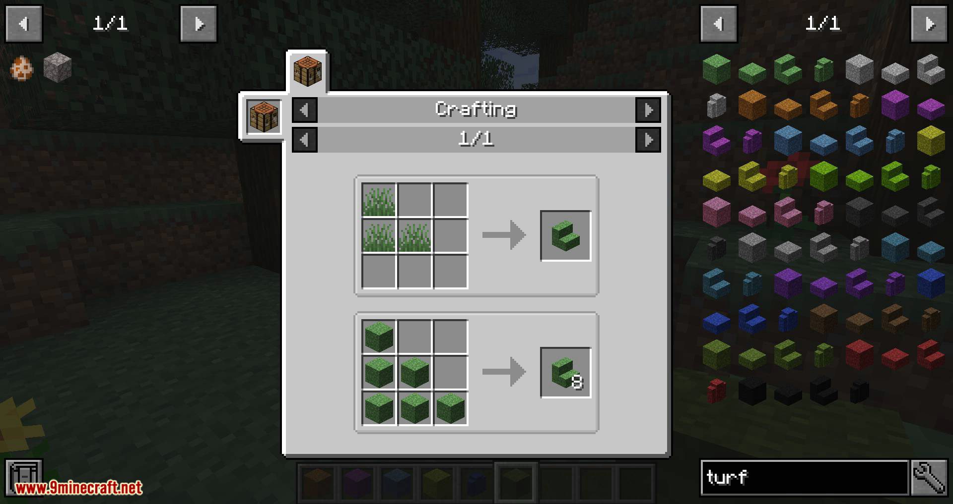 Turf Mod (1.20.1, 1.19.2) - Dye Your Decoration Grass Blocks 13