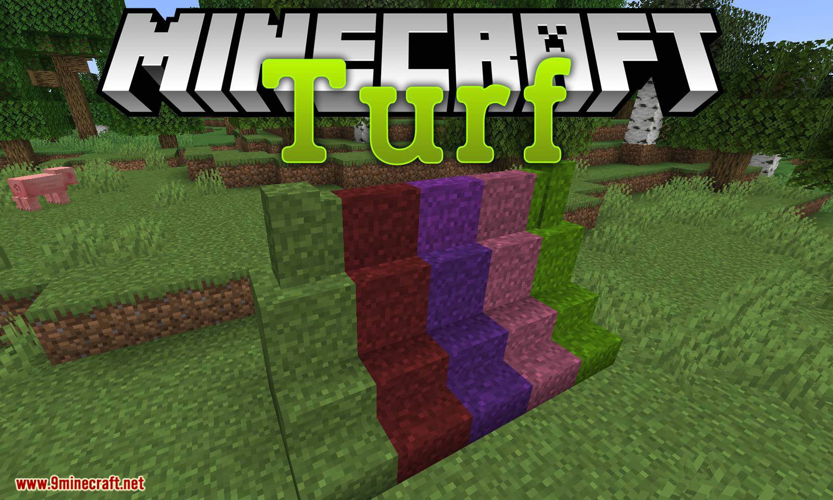 Turf Mod (1.20.1, 1.19.2) - Dye Your Decoration Grass Blocks 1