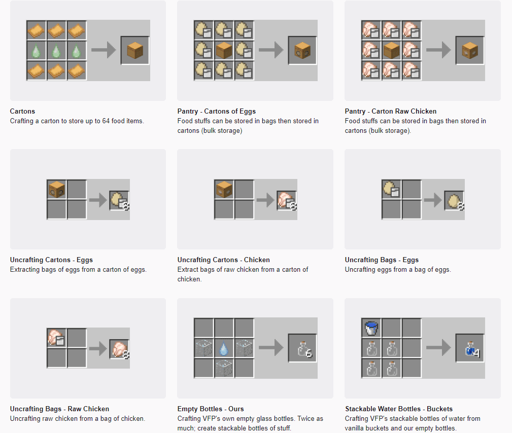 VanillaFoodPantry Mod 1.16.5, 1.15.2 (More Recipes, Better Storage for Food) 32