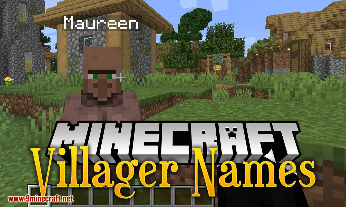 Serilum's Villager Names Mod (1.20.4, 1.19.4) - All Villager Now Have A Name 1