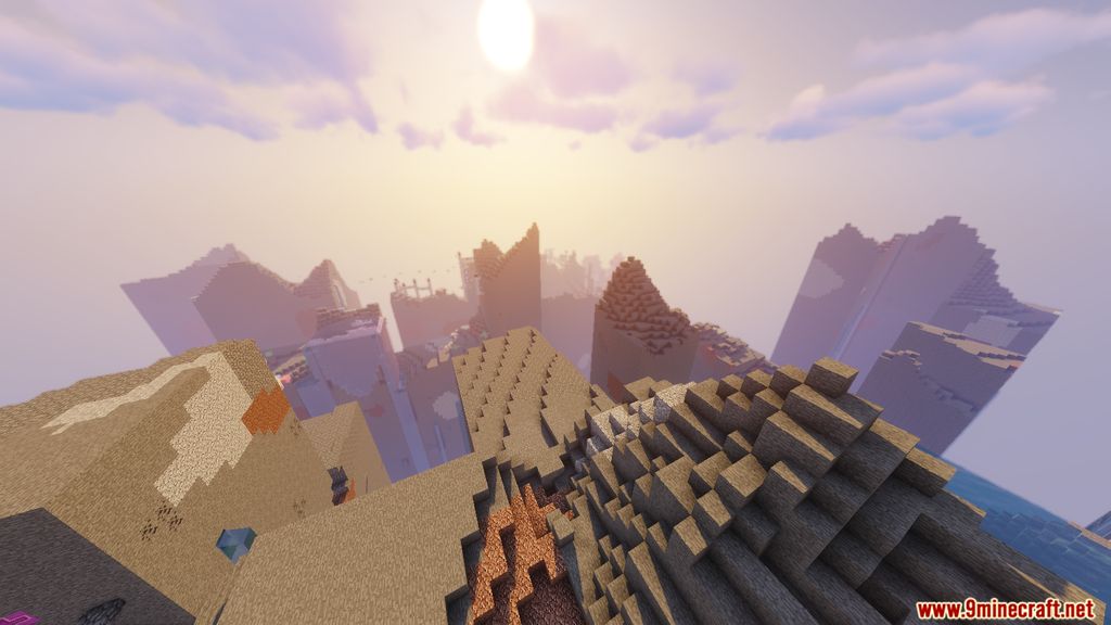 Zero Heart Parkour: Error Region Map 1.12.2 for Minecraft 11