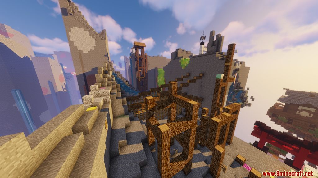 Zero Heart Parkour: Error Region Map 1.12.2 for Minecraft 4