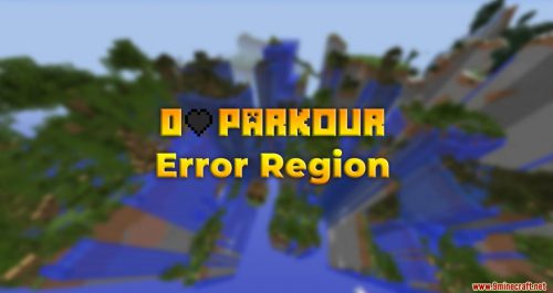 Zero Heart Parkour: Error Region Map 1.12.2 for Minecraft Thumbnail