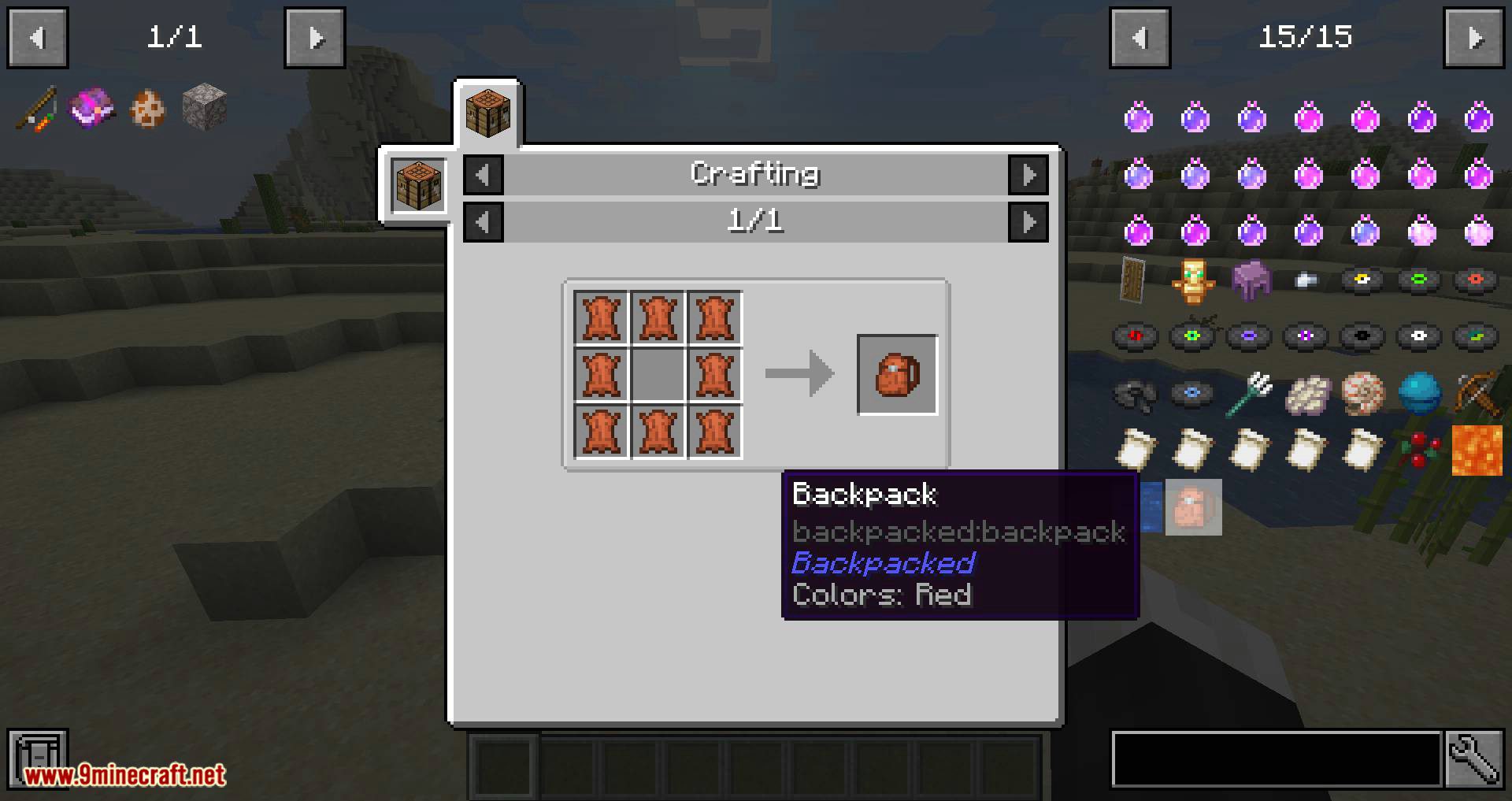 MrCrayfish's Backpacked Mod (1.20.1, 1.19.4) - Keep Your Items on Dead 2