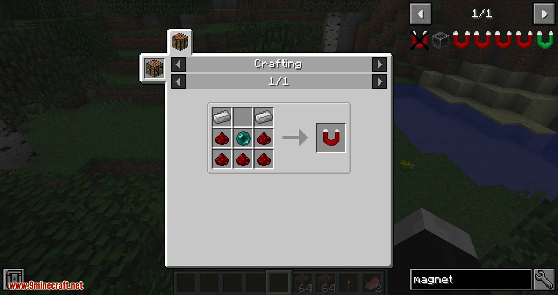 Better Magnets Mod 1.12.2, 1.11.2 (Adds Magnets that Can Enable/Disable) 9