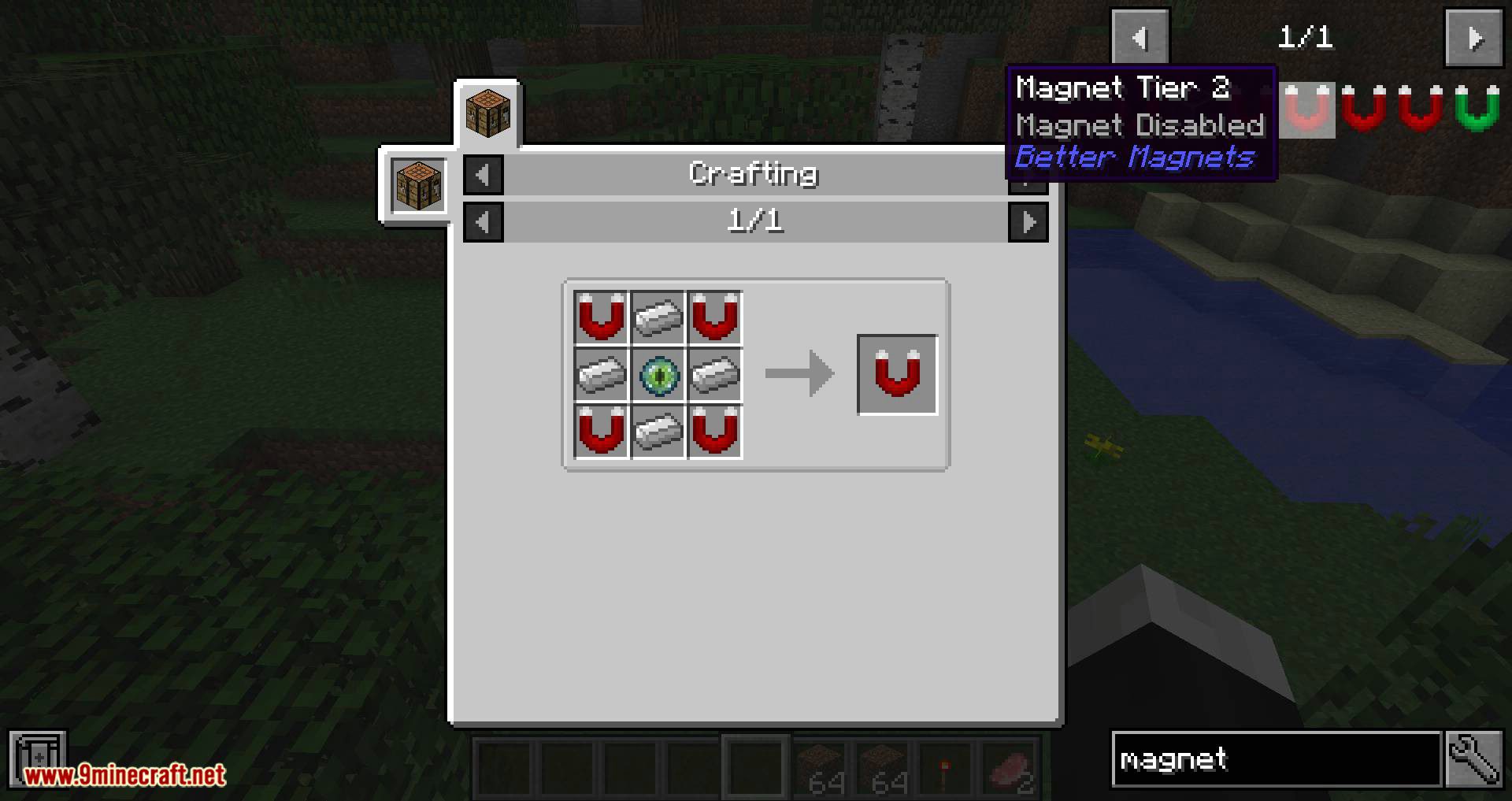 Better Magnets Mod 1.12.2, 1.11.2 (Adds Magnets that Can Enable/Disable) 10