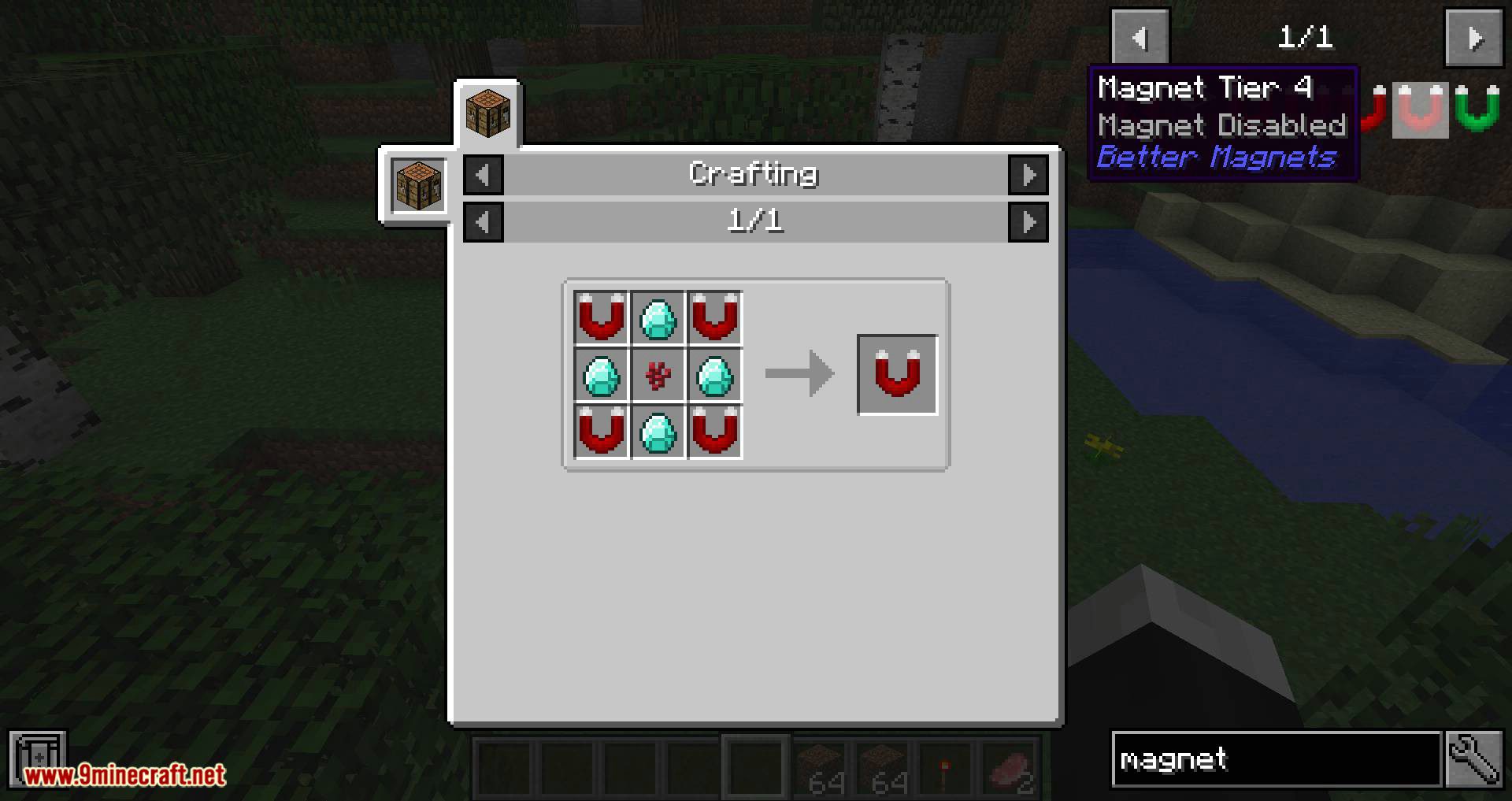 Better Magnets Mod 1.12.2, 1.11.2 (Adds Magnets that Can Enable/Disable) 11