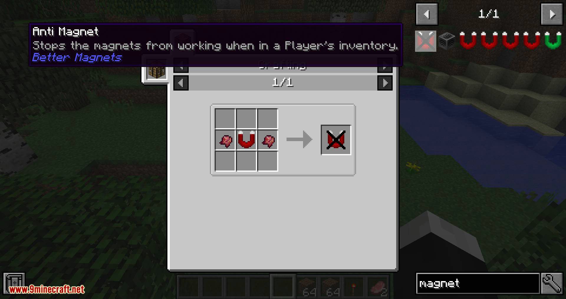 Better Magnets Mod 1.12.2, 1.11.2 (Adds Magnets that Can Enable/Disable) 13