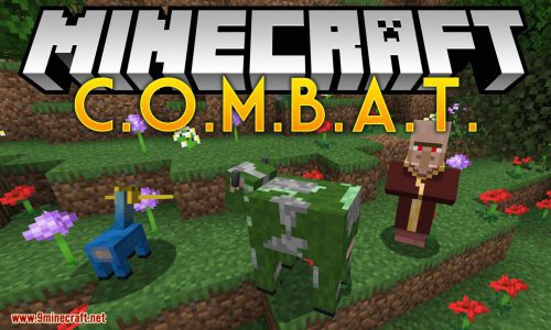 COMBAT Mod (1.17.1, 1.16.5) – Concept Of Magic Battle And Technology Thumbnail