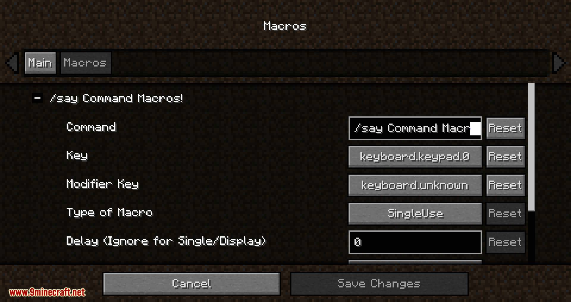 Command Macros Mod (1.20.2, 1.19.4) - Create Keybinds for Commands 3