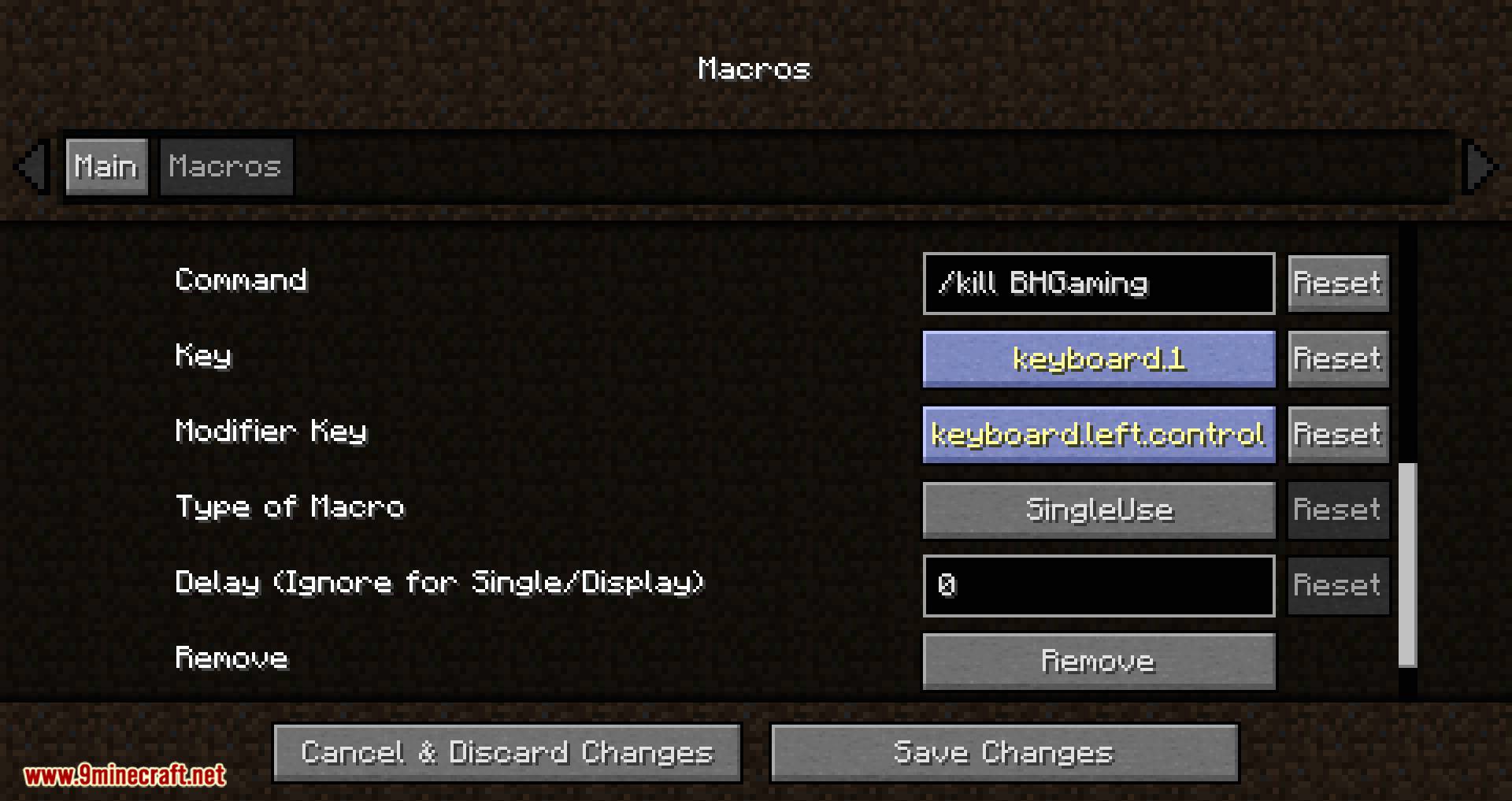 Command Macros Mod (1.20.2, 1.19.4) - Create Keybinds for Commands 4