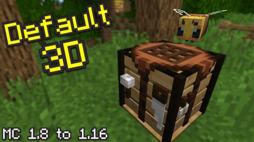 Default 3D Resource Pack (1.16.5, 1.15.2) – Texture Pack Thumbnail