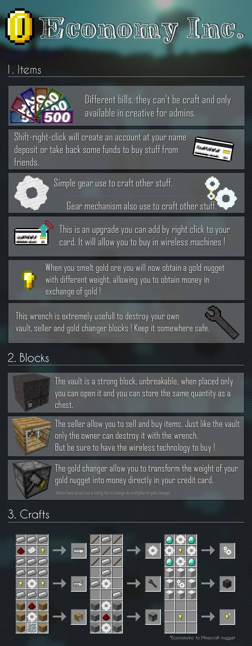 Economy Inc. Mod (1.18.2, 1.16.5) - Add a Simple and Safe Economy 2