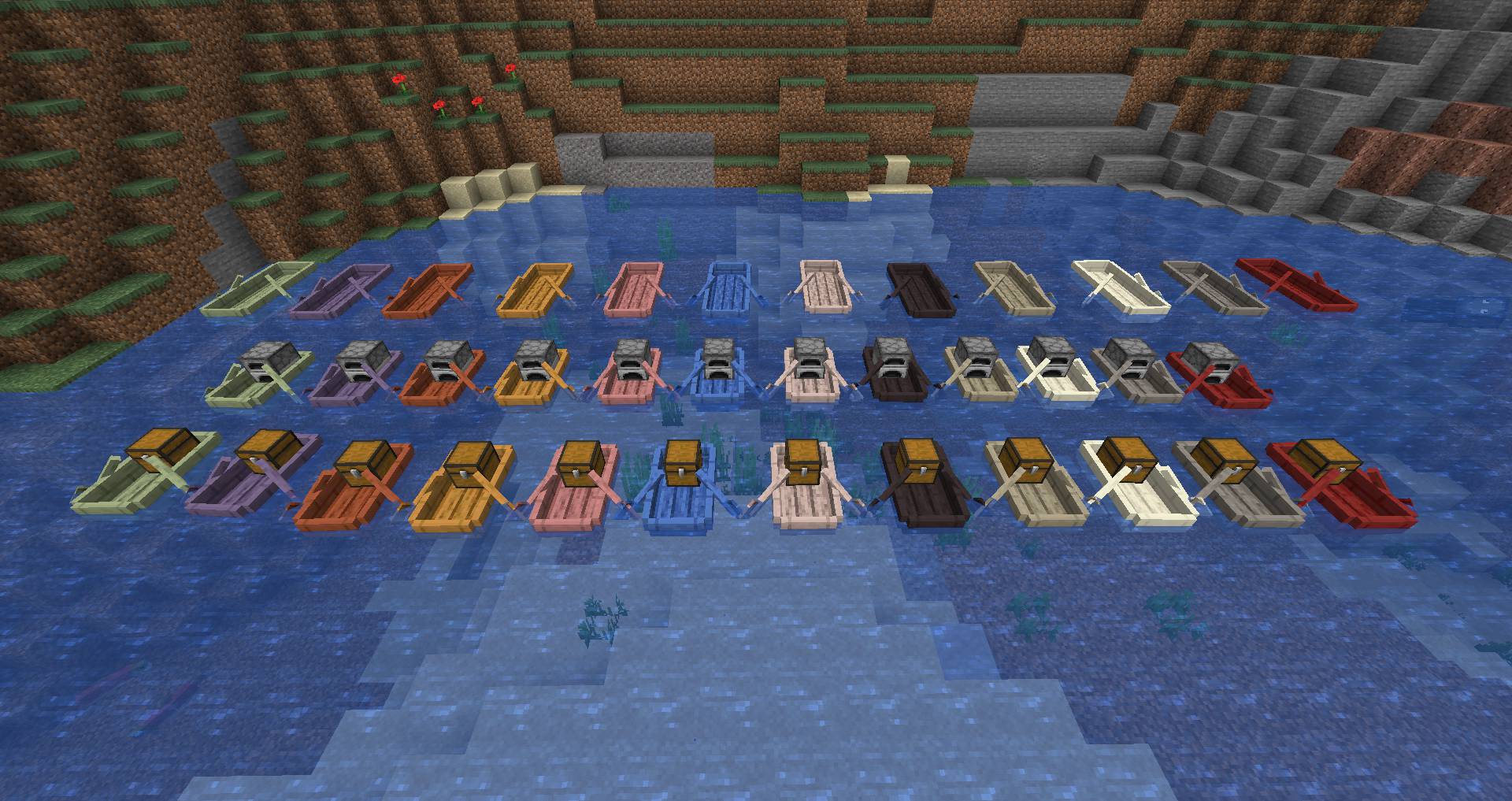 Extra Boats Mod (1.19.2, 1.18.2) - Boatload Mod, Making Ocean Exploration More Interesting 8