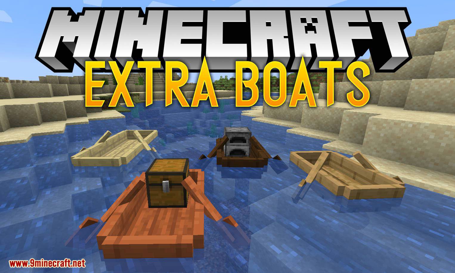 Extra Boats Mod (1.19.2, 1.18.2) - Boatload Mod, Making Ocean Exploration More Interesting 1