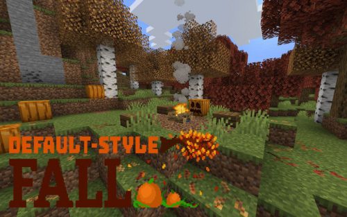 Default-Style Fall Resource Pack (1.21.1, 1.20.1) – Texture Pack Thumbnail