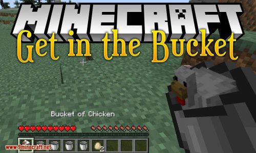Get In The Bucket Mod (1.21, 1.19.3) – Put Mobs Into Buckets Thumbnail