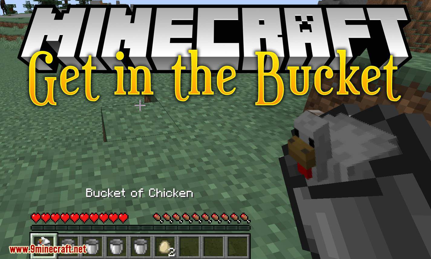 Get In The Bucket Mod (1.20, 1.19.3) - Put Mobs Into Buckets 1