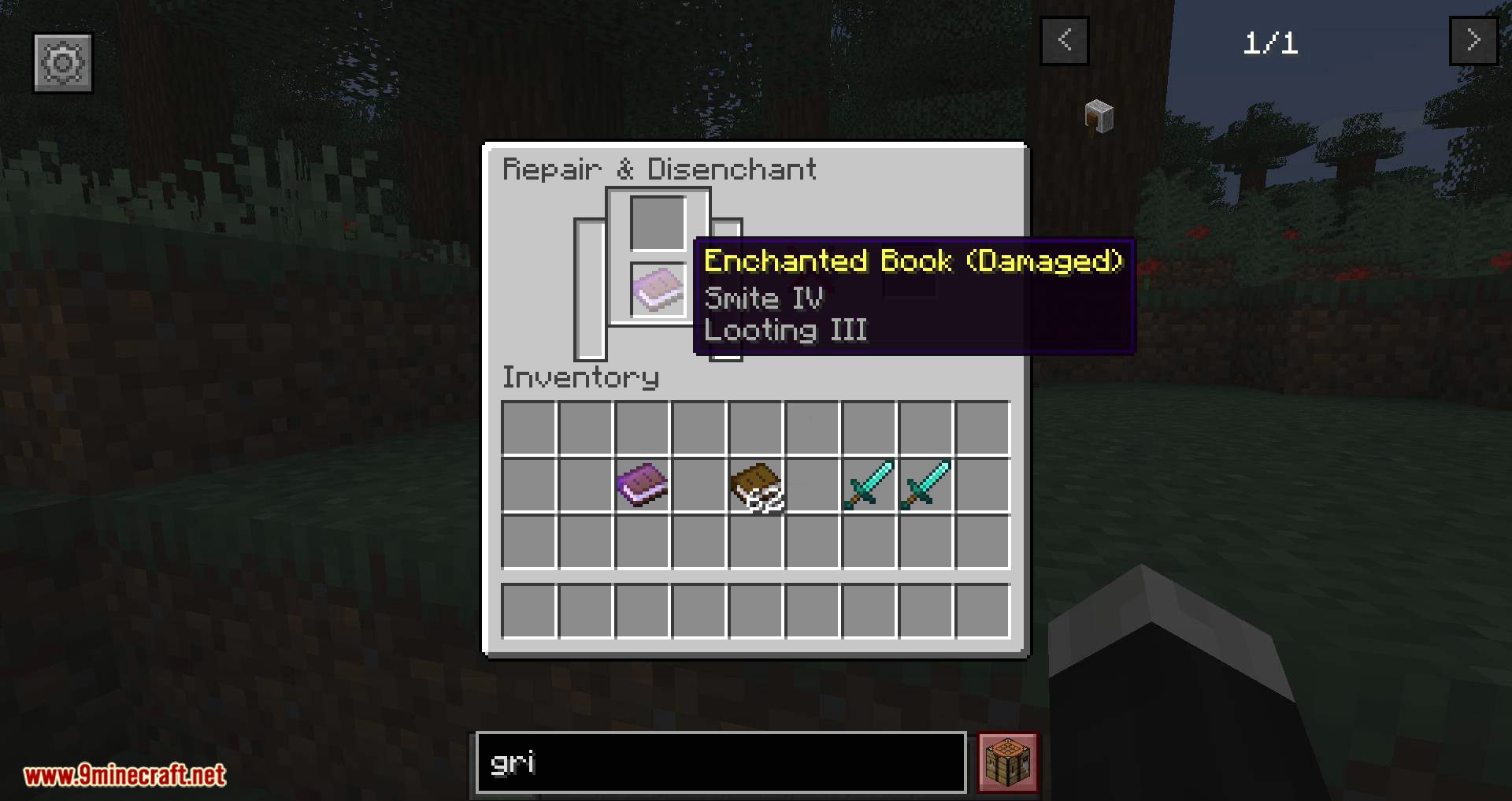 Grindstone Books Mod 1.14.4 (Turn Enchantment into Books) 9