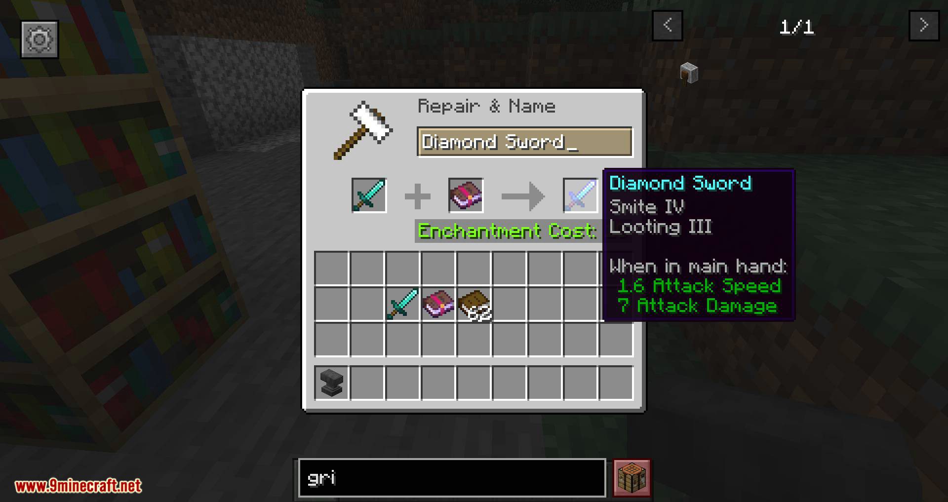 Grindstone Books Mod 1.14.4 (Turn Enchantment into Books) 11