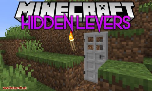 Hidden Levers Mod 1.14.4 (Torch Lever and Bookshelf Lever) Thumbnail