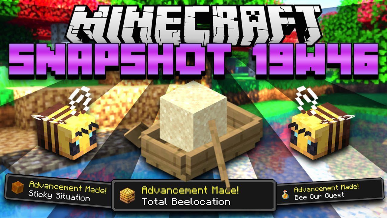 Minecraft 1.15 Snapshot 19w46b (Bee Advancements) 1