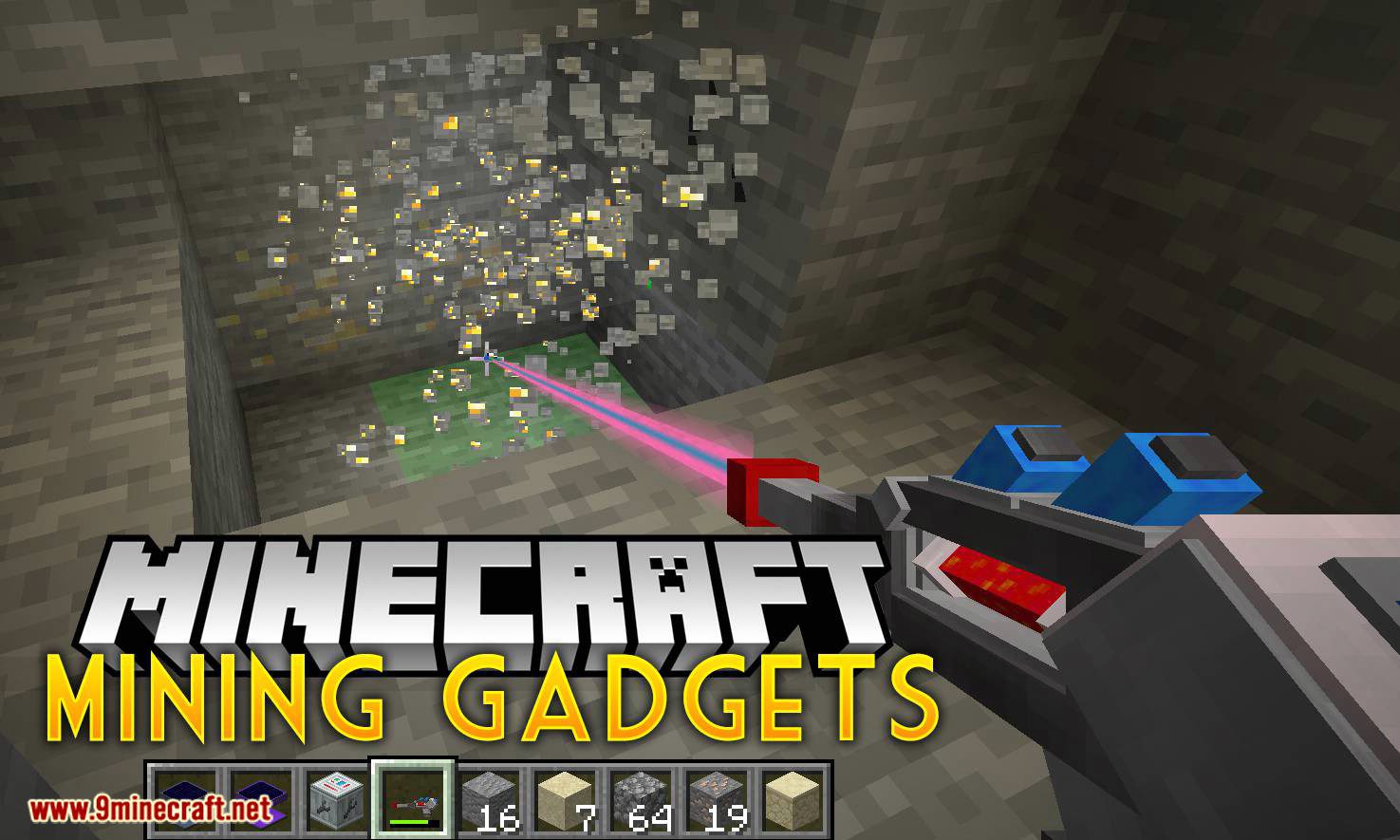 Mining Gadgets Mod (1.20.4, 1.19.4) - Because Mining with Lasers is Cool 1
