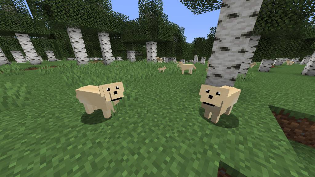 More Dogs Mod 1.15.2, 1.14.4 (More Dog Breeds to Minecraft) 4