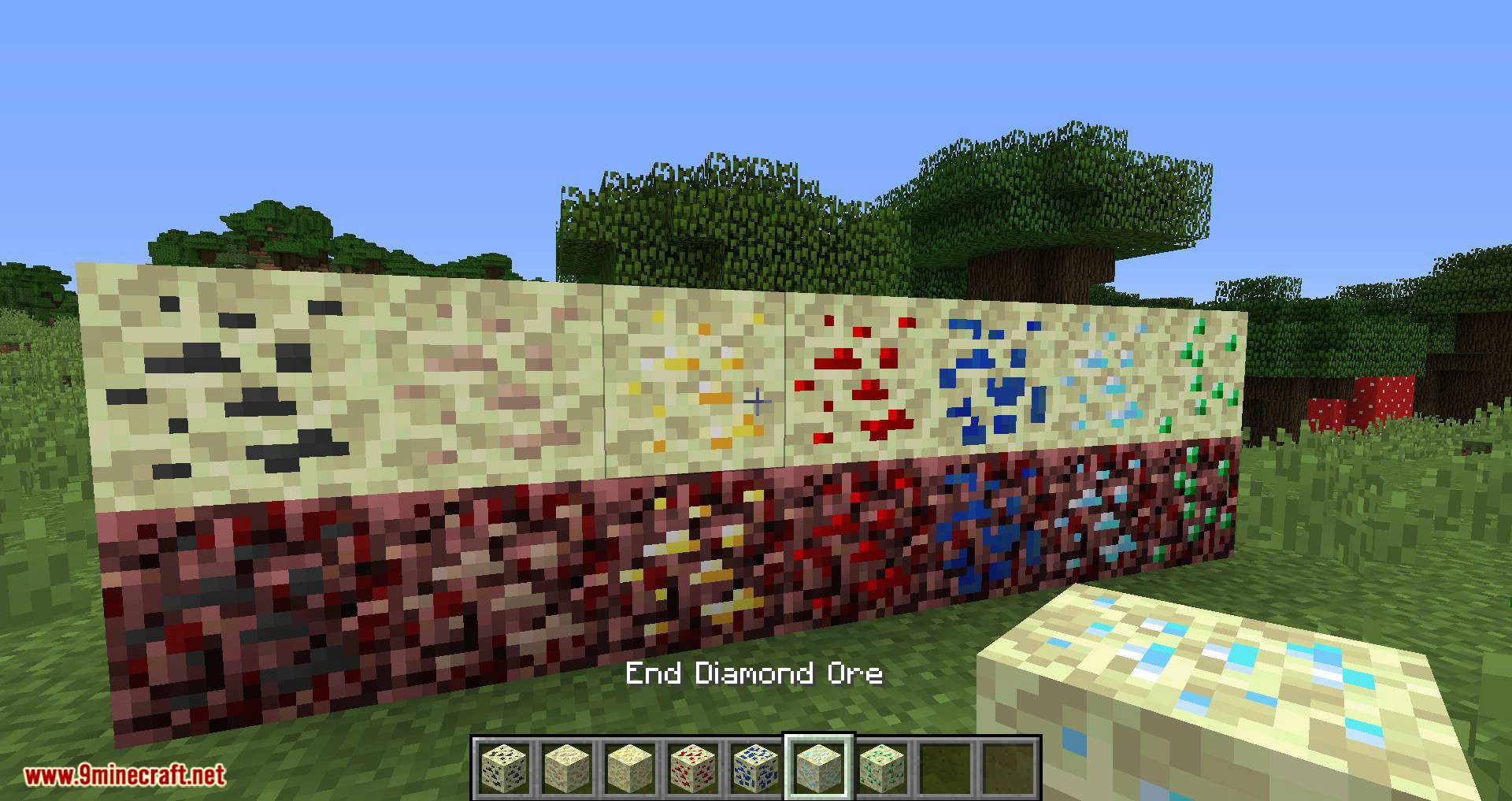 Pomarf's Dimensional Ores Mod 1.14.4, 1.12.2 (Bring Vanilla Ores to the Nether and End) 4