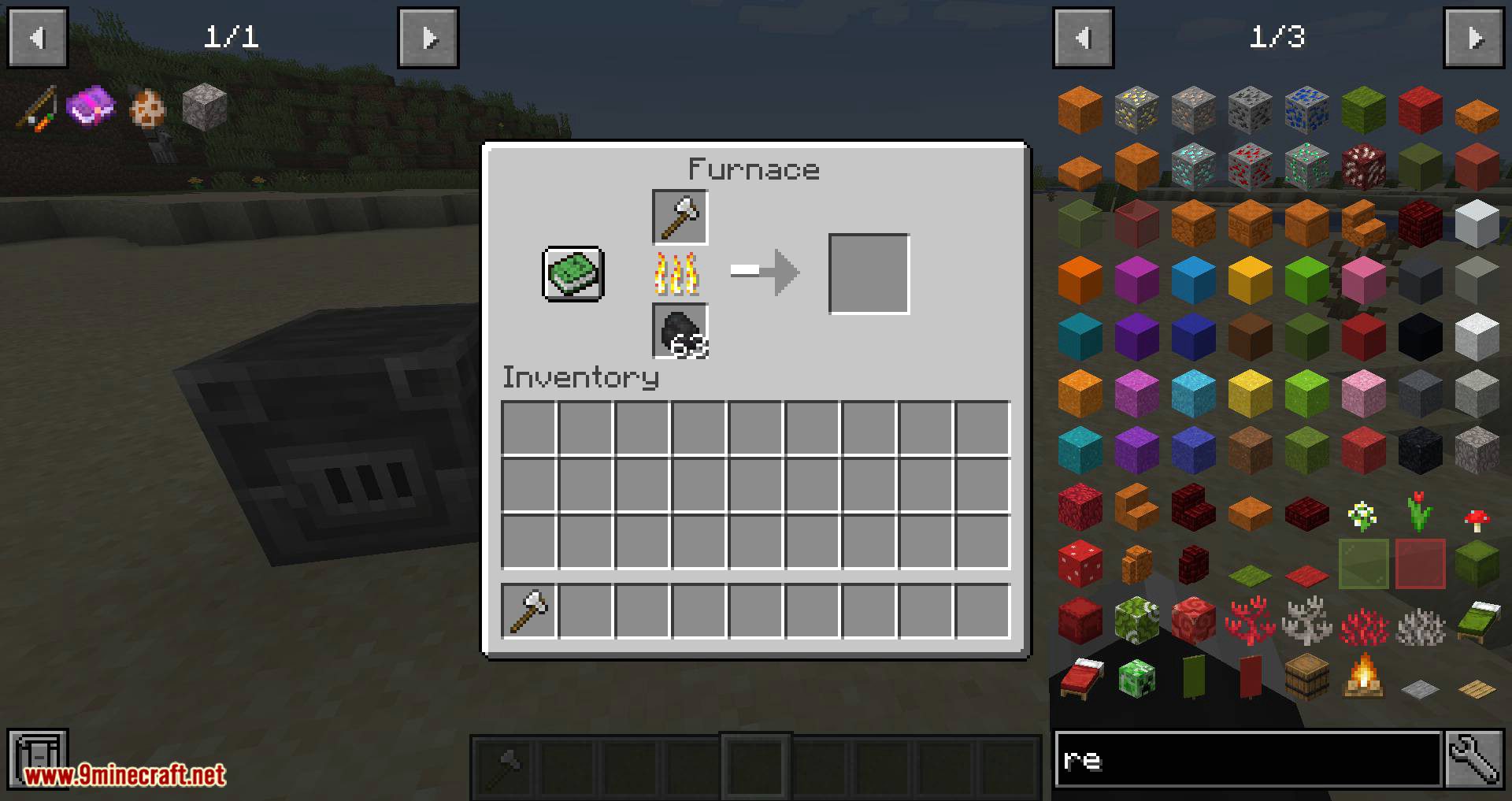 Recycler Mod 1.14.4 (Recycle Your Damaged Tools and Armor) 8