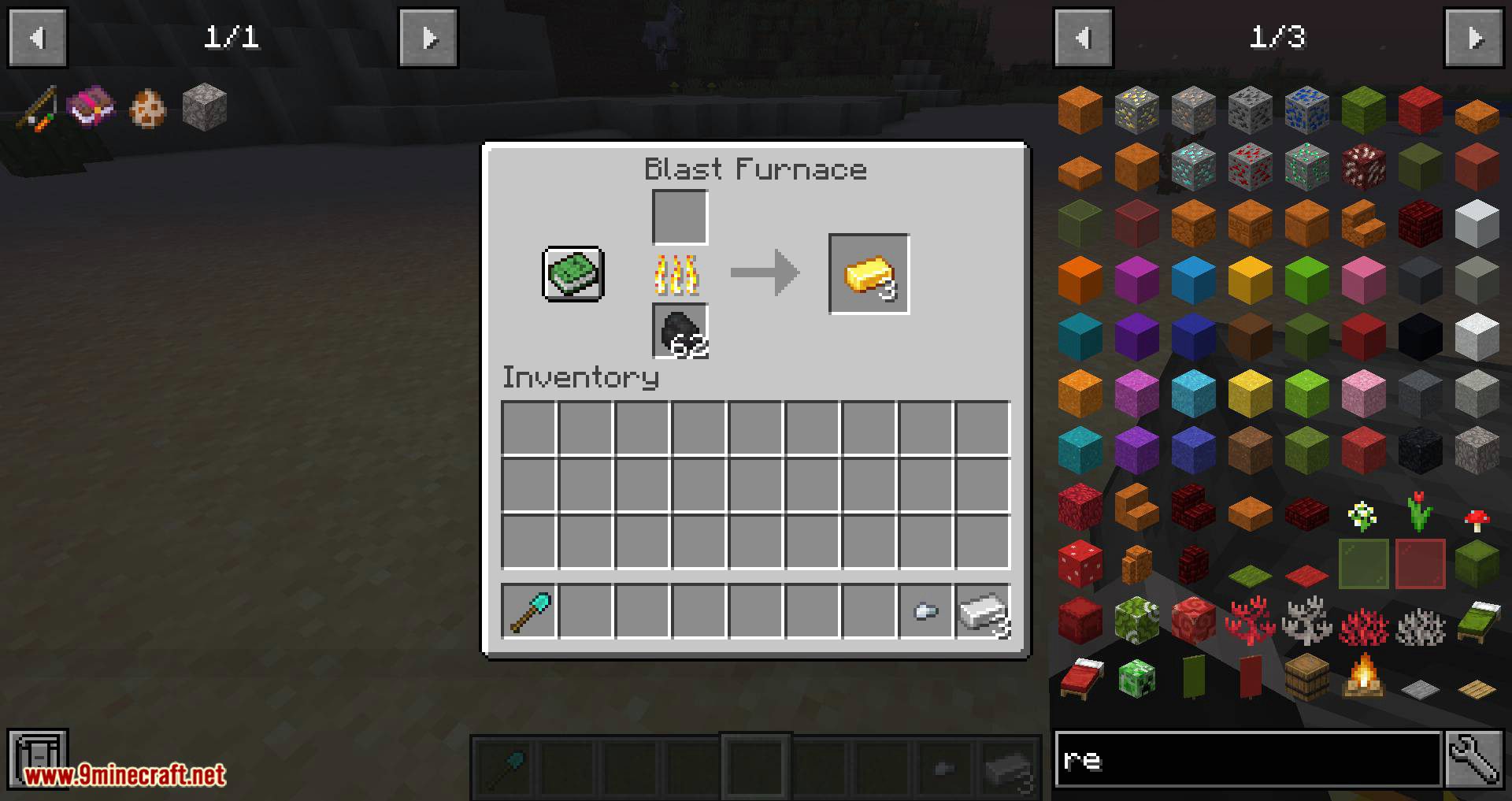 Recycler Mod 1.14.4 (Recycle Your Damaged Tools and Armor) 13