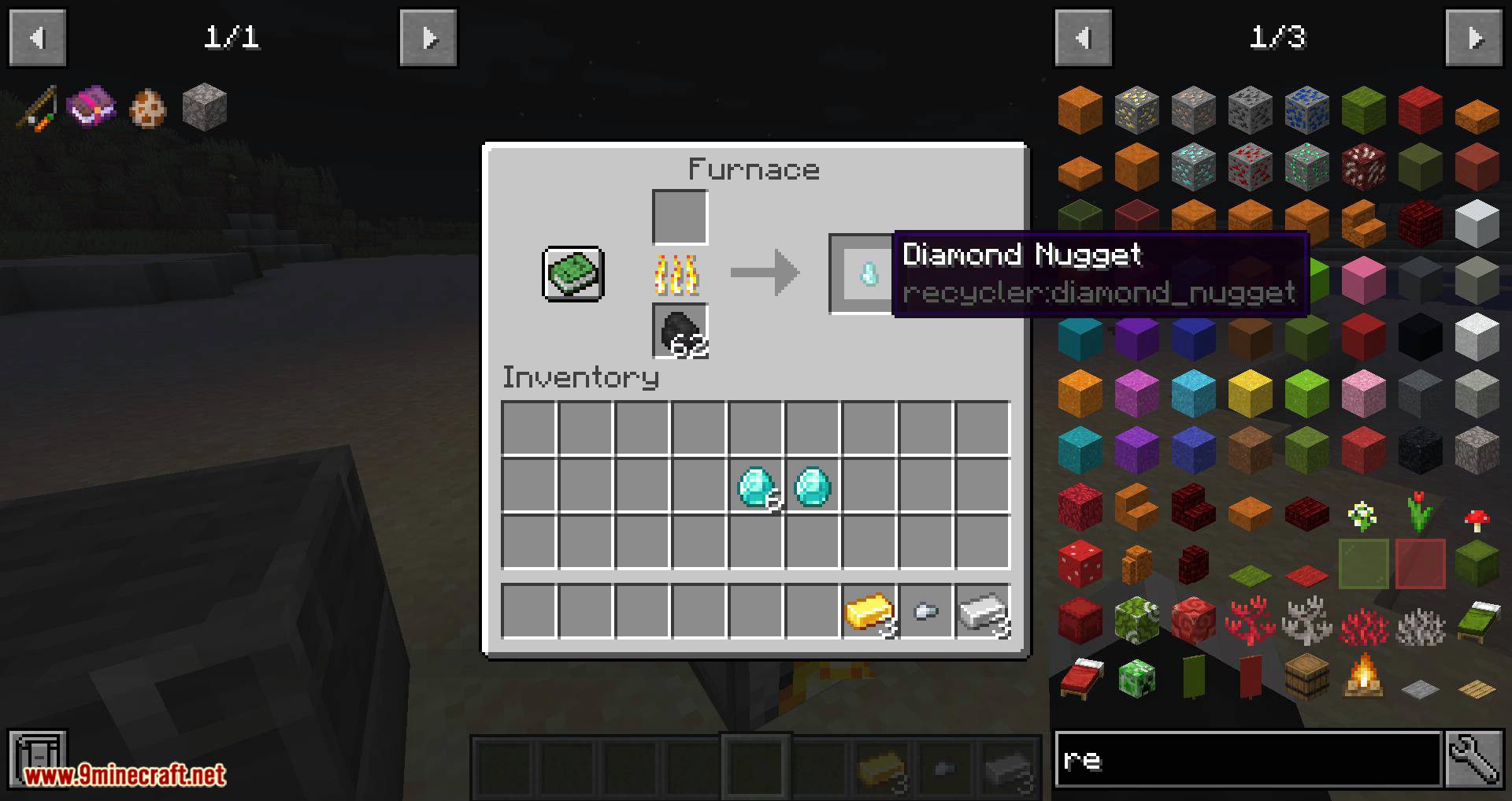 Recycler Mod 1.14.4 (Recycle Your Damaged Tools and Armor) 19