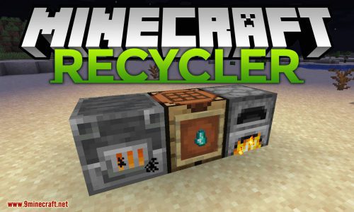 Recycler Mod 1.14.4 (Recycle Your Damaged Tools and Armor) Thumbnail