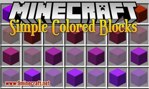 Simple Colored Blocks Mod (1.16.5, 1.15.2) – Blocks for Complex Art Thumbnail